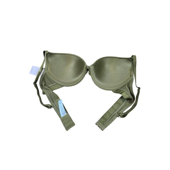 Danskin Intimates Push-Up Military Green Bra 34C Padded Underwire MSR $64 NWT - Picture 6 of 8